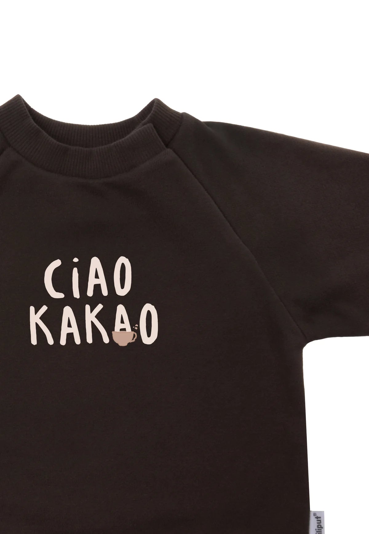 Ciao Kakao Sweatshirt Braun von Liliput – Vorderseite mit Print