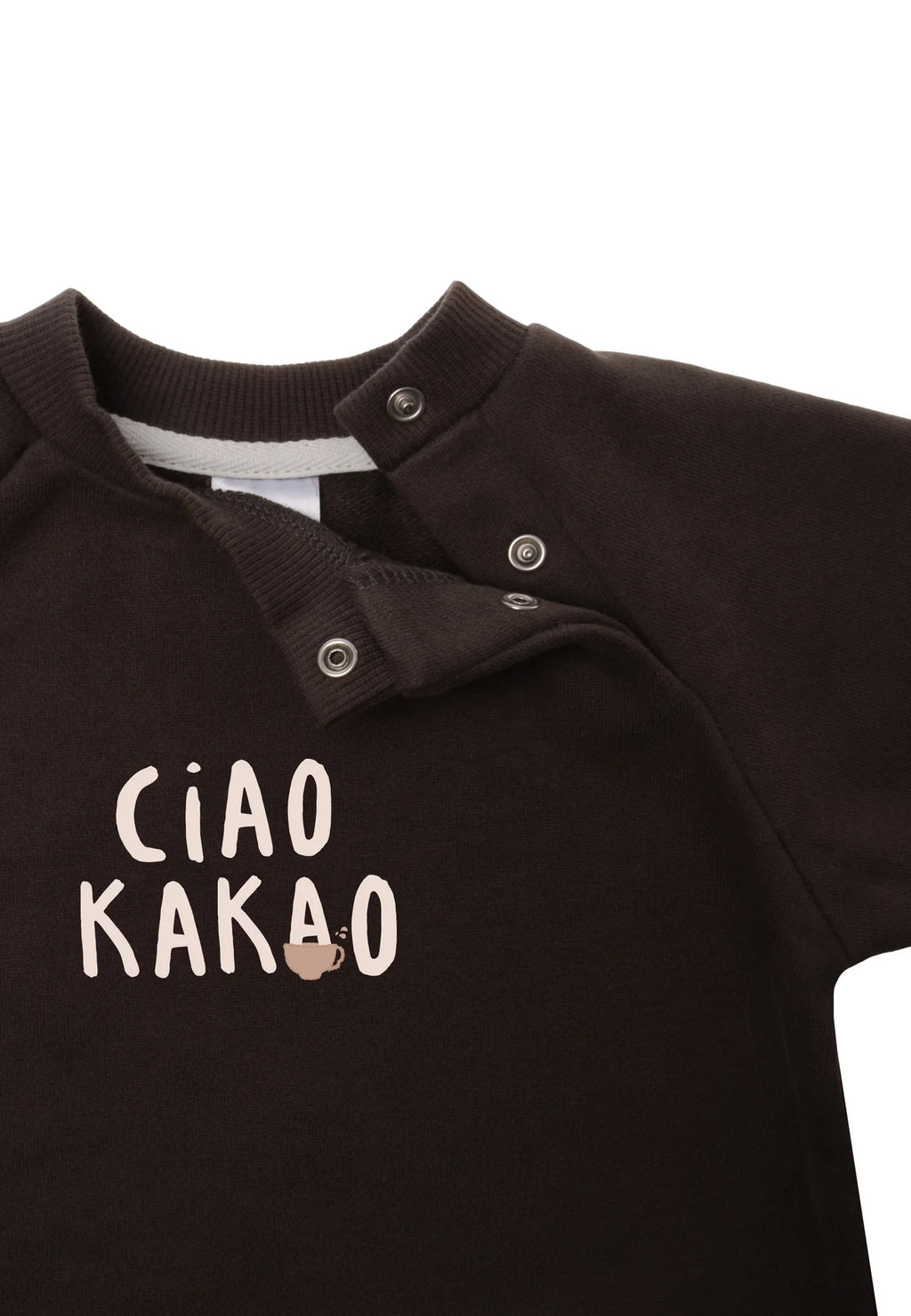 Ciao Kakao Sweatshirt Braun von Liliput – Vorderseite mit Print