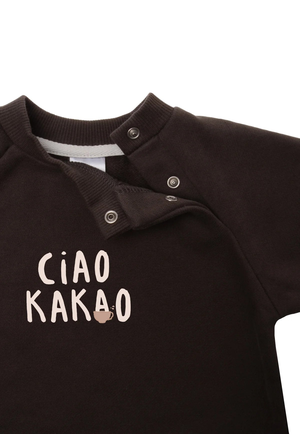 Ciao Kakao Sweatshirt Braun von Liliput – Vorderseite mit Print