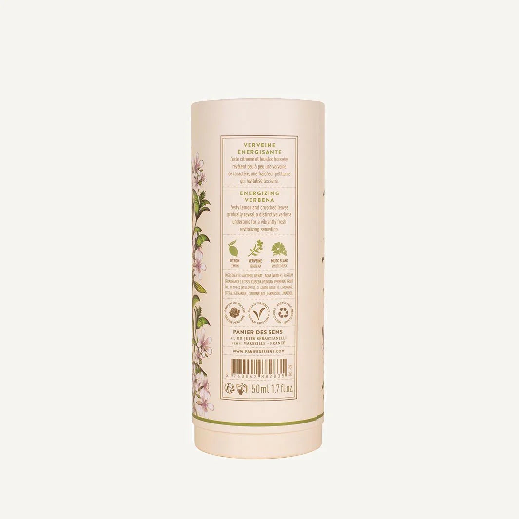 Eau de Toilette Belebende Verbene 50ml von Panier des Sens, frischer und belebender Verbenduft mit Zitrus- und Moschusnoten