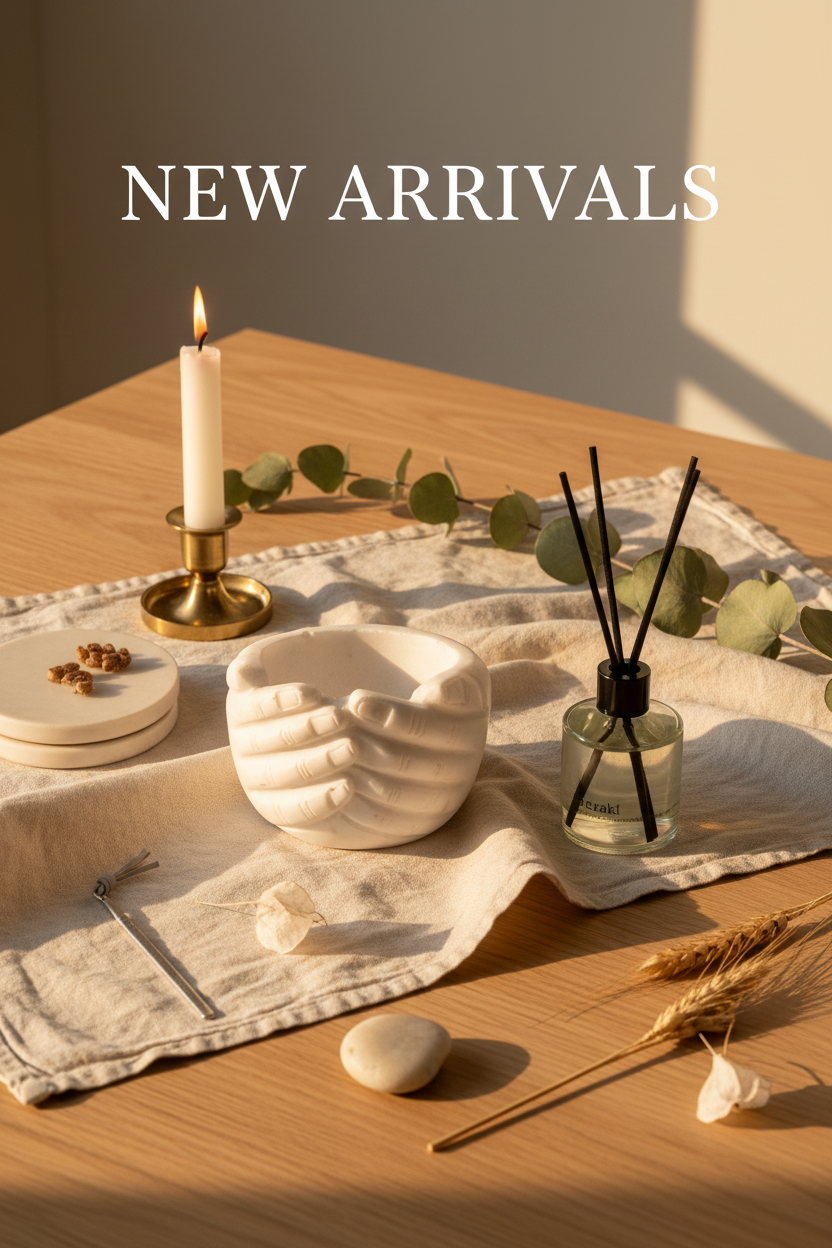 New Arrivals – Text oben