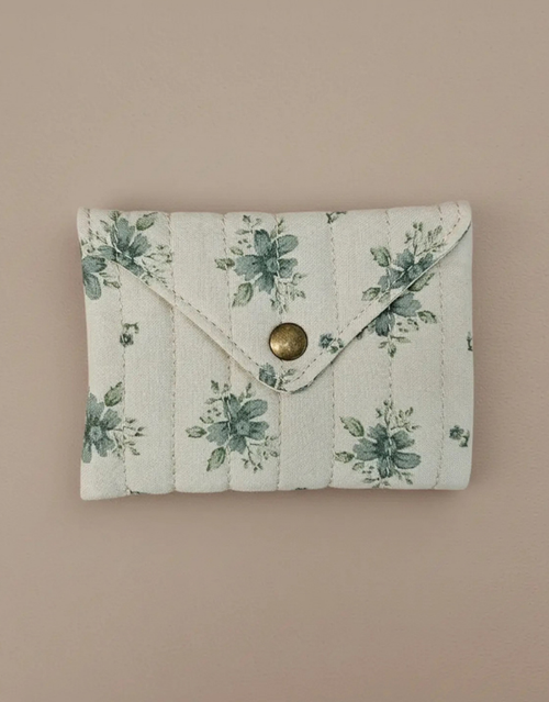 Royal Marais gesteppte Baumwoll-Umschlagtasche in green mit Kartenfach