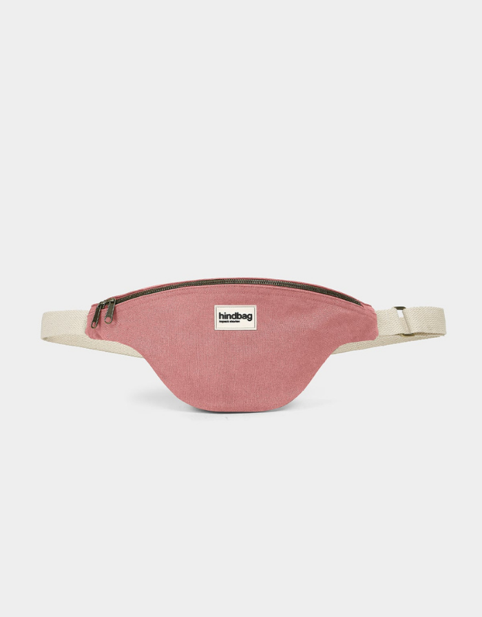 Hindbag Fanny Pack Olivia in Blush aus GOTS-zertifizierter Bio-Baumwolle mit verstellbarem Schultergurt