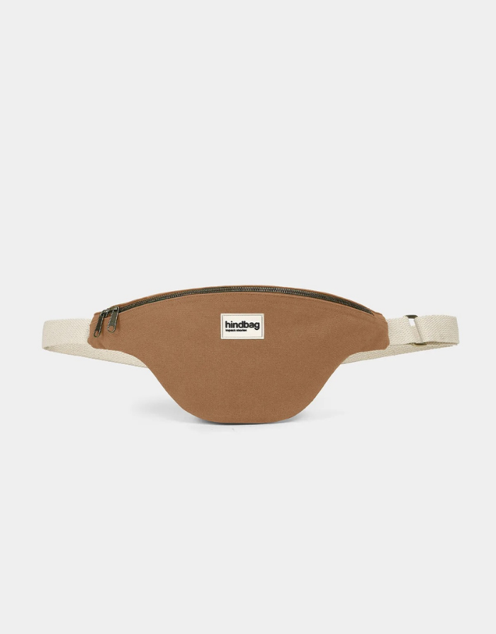 Hindbag Olivia Fanny Pack in Cannelle aus GOTS-zertifizierter Bio-Baumwolle mit verstellbarem Schultergurt