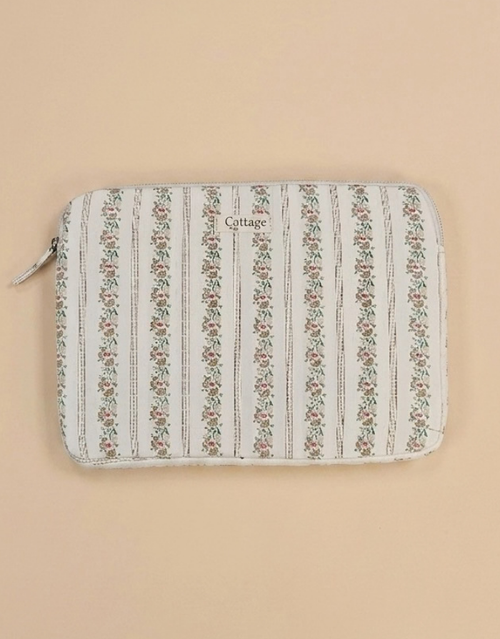 Royal Marais Laptoptasche in Flower Stripes aus Baumwolle für MacBook Air 13 Zoll