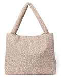 Tasche Puffy I Beige Leopard