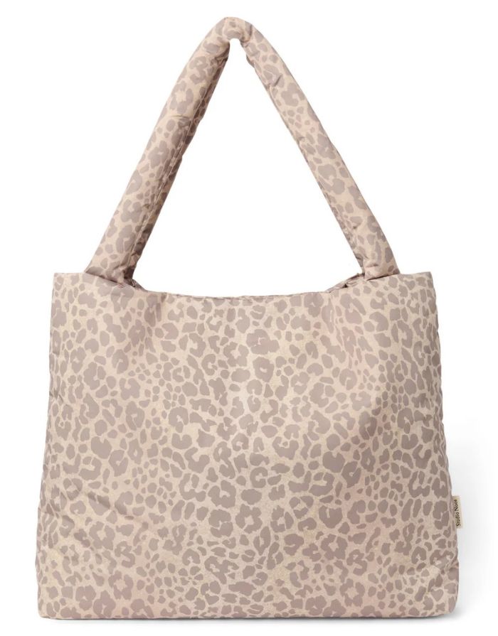 Tasche Puffy I Beige Leopard
