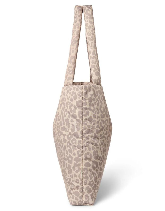 Tasche Puffy I Beige Leopard