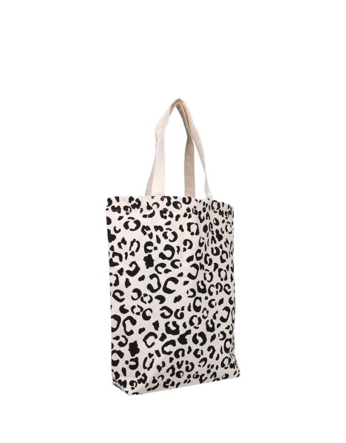 Tote Bag von Kado Design mit Leo Design in Schwarz und Weiß