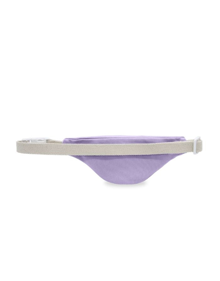 Fanny Pack Kids Augustin von Hindbag in Blush, GOTS-zertifizierte Bio-Baumwolle, Bauchtasche mit verstellbarem Gurt und Clip für Kinder von 4 bis 10 Jahren.