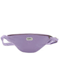 Große Fanny Pack Sasha L von Hindbag in Flieder aus GOTS-zertifizierter Bio-Baumwolle mit Außen- und Innentasche und verstellbarem Schultergurt.