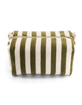 Kulturtasche Frottee Vic Stripes I Khaki