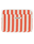 Laptophülle Octava 13/14“ Stripes I Greige/Tomato