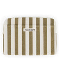 Laptophülle Octava 13/14“ Stripes I Olive/Greige