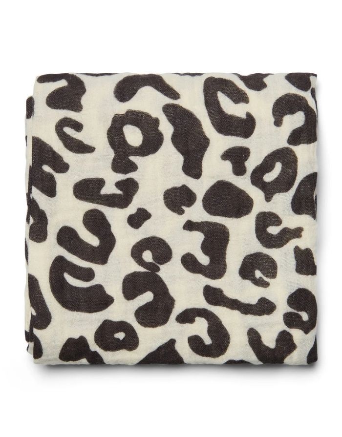 Studio Noos Musselin Swaddle Holy Cow, 70x70 cm aus 100 % Bio-Baumwolle – vielseitig verwendbar.
