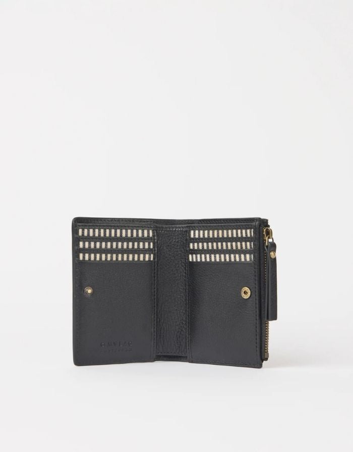 Jamie Wallet Woven I Black