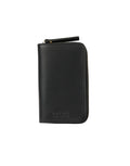 O MY BAG Jett Wallet Classic Leather Black – elegantes Portemonnaie mit Kartenfächern, Münzfach und Druckknopf.