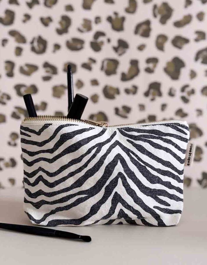 Pouch Sofia I Zebra/Greige