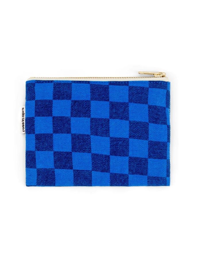 Purse Marie I Checks Blue Greek Navy