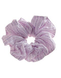  Pastellfarbenes elastisches Scrunchie in Lila