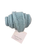 Mini Sophie Scarf mint – kleiner, weicher Schal aus Kaschmir, Merinowolle, Viskose und recyceltem Polyamid, hergestellt in Italien, vielseitig tragbar und warm.