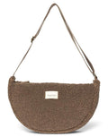 Bauchtasche aus Teddy Stoff in Braun von Studio Noos