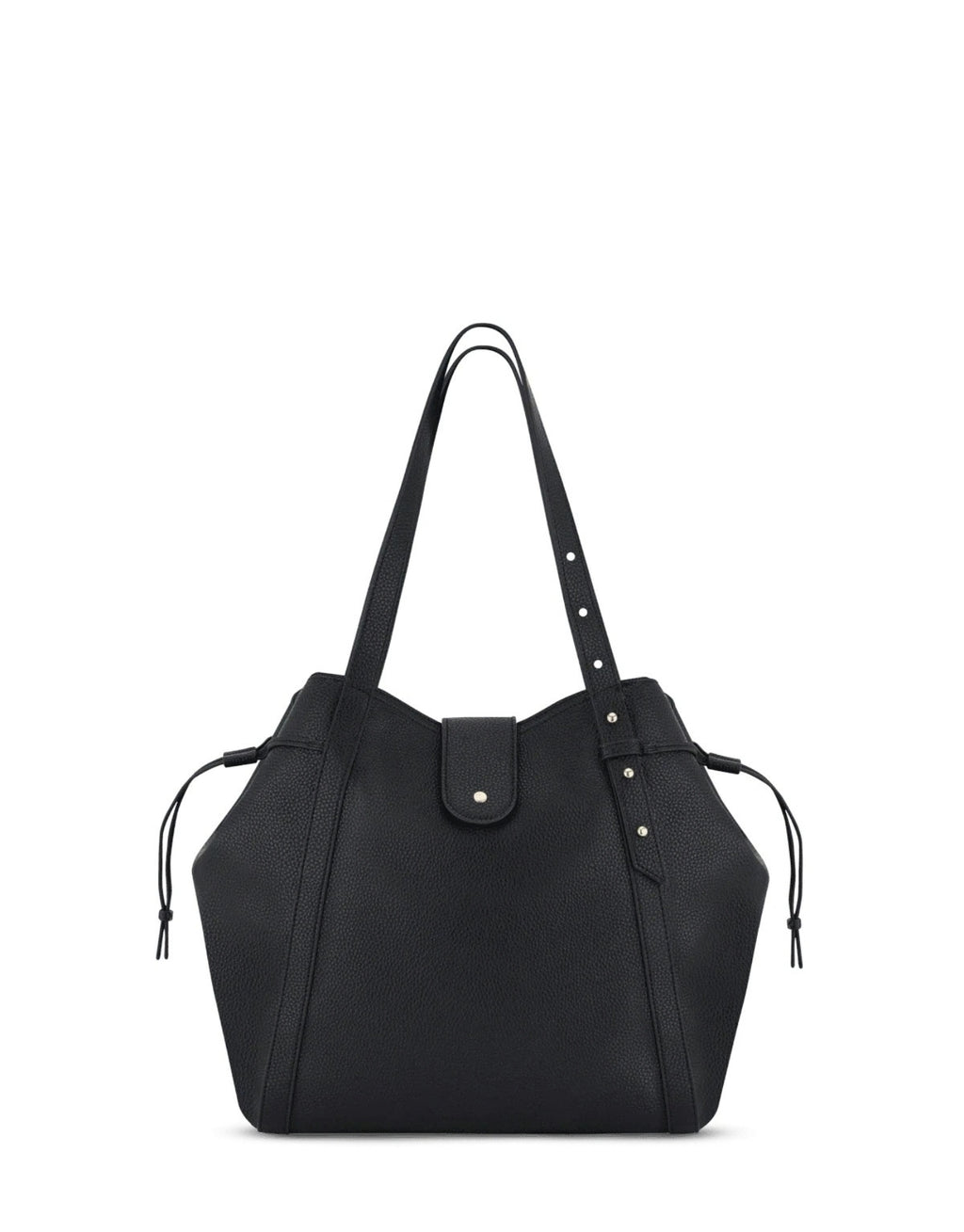 Hey Marly Pretty Wonder M Shopper mit wandelbarer Form, verstellbaren Henkeln, matt-goldfarbenen Details und Platz für einen Laptop von vorne geschnürt