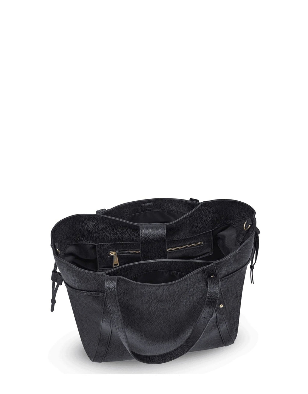 Hey Marly Pretty Wonder M Shopper mit wandelbarer Form, verstellbaren Henkeln, matt-goldfarbenen Details und Platz für einen Laptop von innen