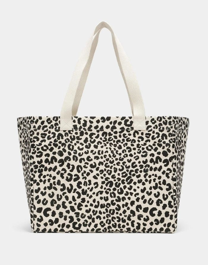 Tasche Claude I Leopard Ecru