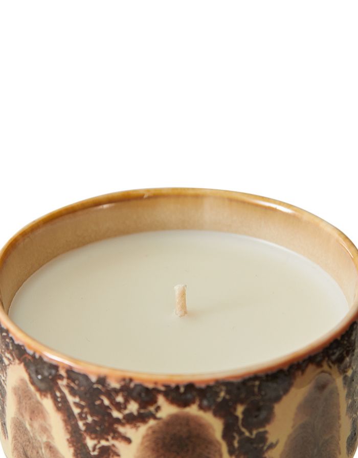 Duftkerze Small Kyoto von HKliving im bunten 70s-Keramikbecher, Ø 9 cm, mit Duft nach Orangen, Jasmin und Moschus