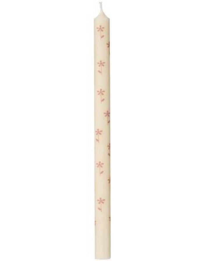 Kerze ø 1,3cm H20cm I Blumen