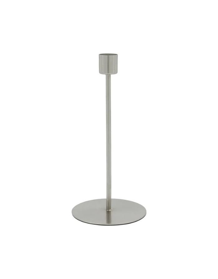 Kerzenhalter Anit von House Doctor aus Eisen mit Silber-Finish im industriell-eleganten Design.