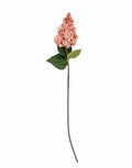  Bloomingville künstliche Hortensie Hydrangea Stiel in Rosé mit langen Stiel und zarten Blüten.
