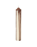 Ferm Living Dryp Stumpenkerze Dark Chocolate – handgetropfte Kerze Ø 5 × H 30 cm aus Stearin mit 58 Stunden Brenndauer.