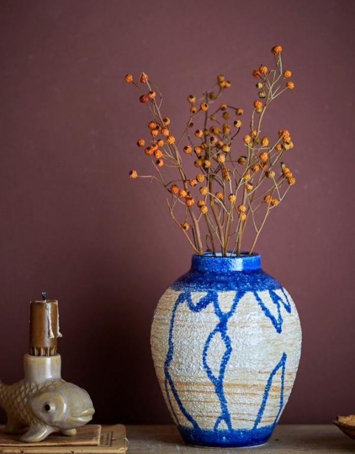 Vase Avon I Blau