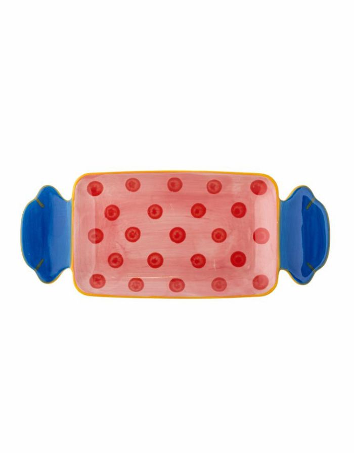 Servierplatte Caramella Rose Bonbon von Bloomingville in Bonbonform