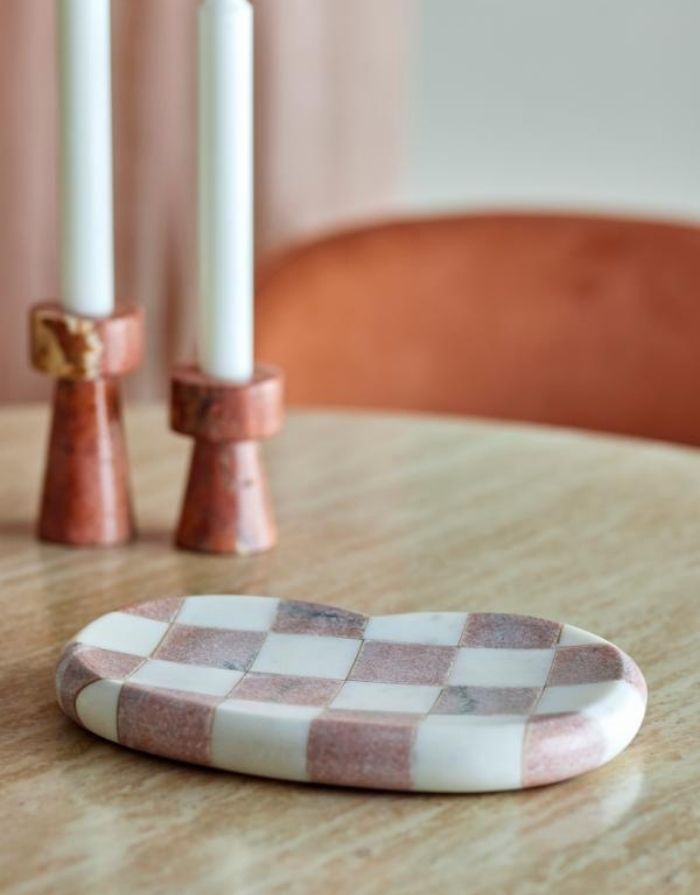 Marmor Tablett Petrea I Rose