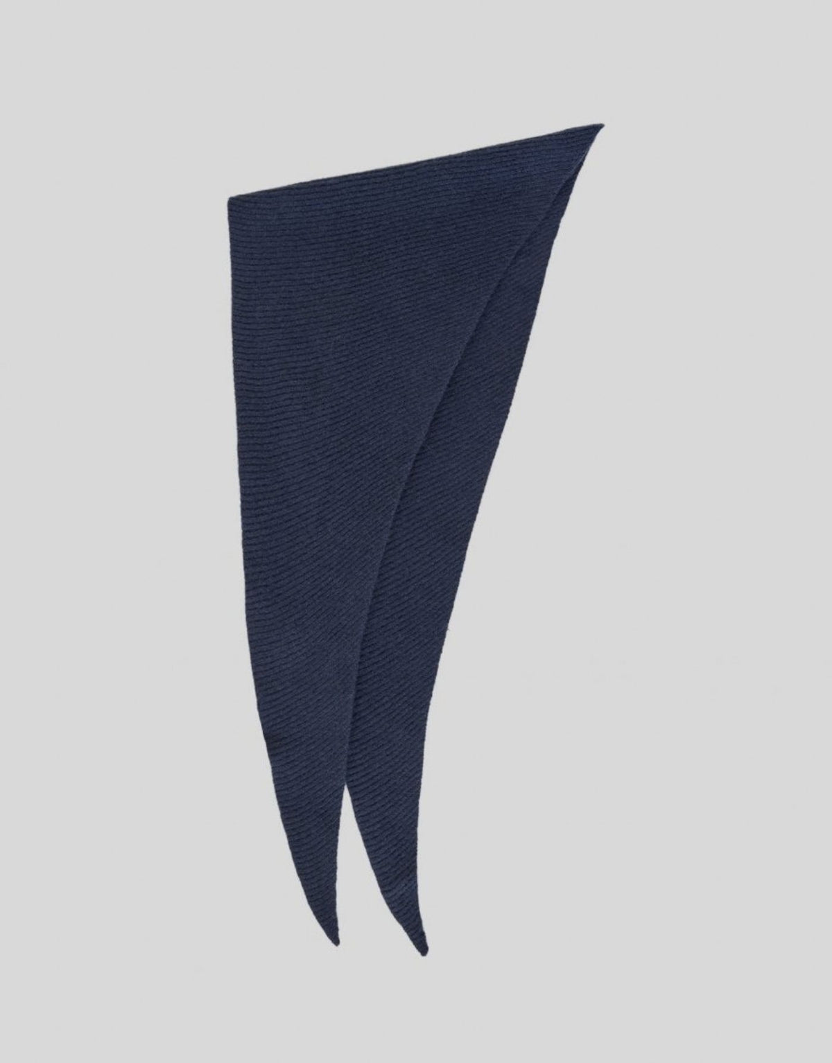 Blau melierter Schal Lowee von MSCH Copenhagen in Mood Indigo aus 100 % RWS-zertifizierter Merinowolle.