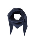 Blau melierter Schal Lowee von MSCH Copenhagen in Mood Indigo aus 100 % RWS-zertifizierter Merinowolle.