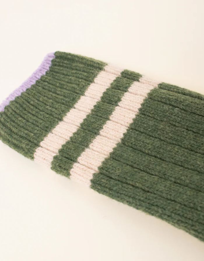 Popeia Stricksocken Wolle I Grün