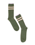 Popeia Stricksocken Wolle I Grün