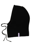Schwarze Balaclava aus 100 % Merinowolle von Popeia – nachhaltiges Winter-Accessoire, weich, warm und modern