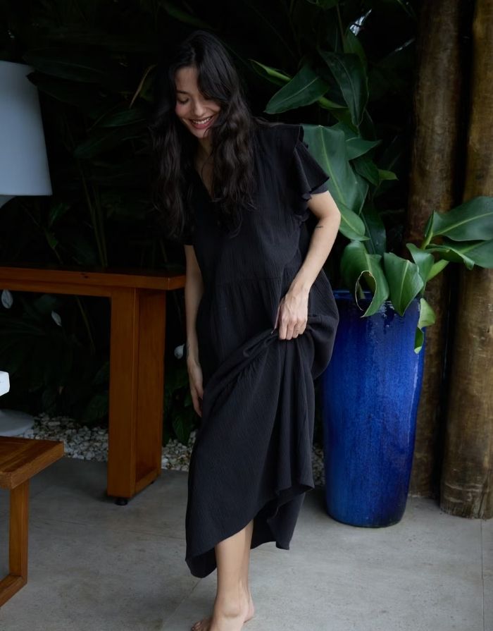 Kleid Ihlifana I Black