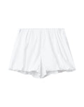 Gina Tricot weiße Ballon-Shorts mit elastischem Bund 