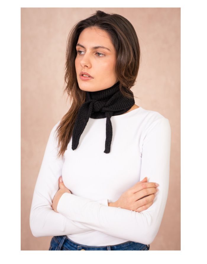 Kleiner Schal Sophie I Black