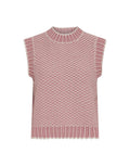 MSCH Copenhagen Pullunder Pillar Faded Rose in Rosa aus weichem Strickmaterial.