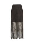 MSCH Copenhagen Dusty HW Rock Delicioso aus transparenter Spitze mit Maxilänge und elastischem Bund