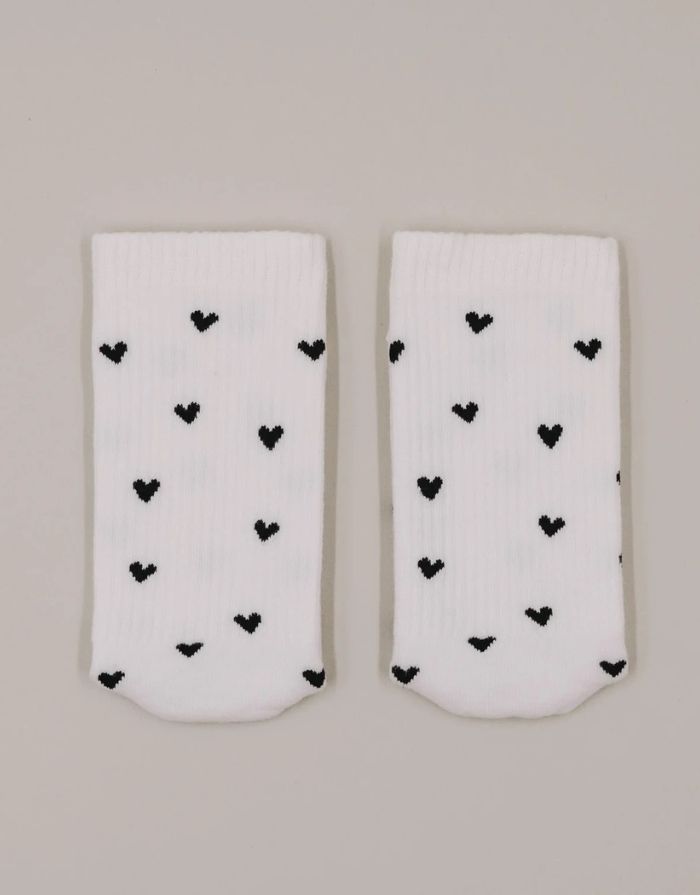 Socken I Allover Herzen Schwarz
