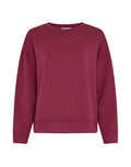 Ima Q Sweatshirt von MSCH Copenhagen in der Farbe Rhododendron als Freisteller von vorne