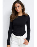 Longsleeve Top Tight fit  I Black